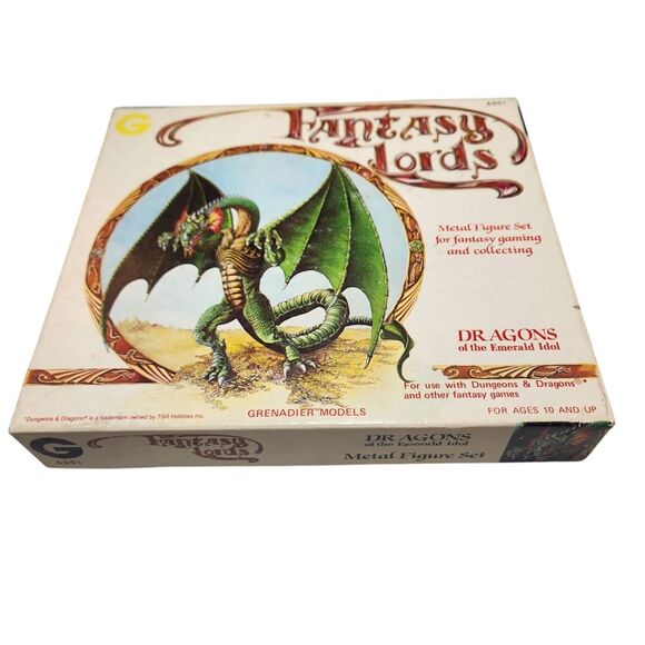 Grenadier Fantasy Lords Dragons of the Emerald Idol 6001 Metal Figure 1982 D&D - Picture 7 of 16